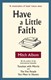 Have A Little Faith  P/B by Mitch Albom
