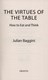 Virtues Of The Table P/B by Julian Baggini