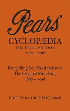 Pears cyclopædia, 2017-2018 by Chris Cook