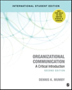 Organizational communication by Dennis K. Mumby