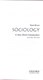 Sociology by Steve Bruce