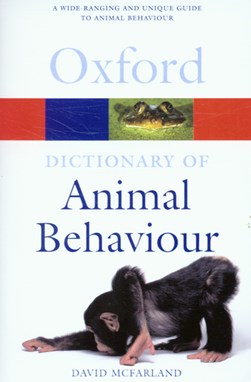 Dictionary Of Animal Behaviou by David McFarland