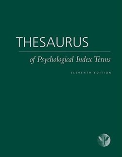 Thesaurus of psychological index terms by Lisa Gallagher Tuleya