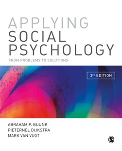 Applying social psychology by Bram Buunk
