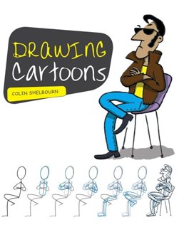Drawing cartoons by Colin Shelbourn