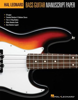Bass Guitar Manuscript Paper by Hal Leonard Corp