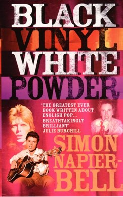 Black vinyl, white powder by Simon Napier-Bell