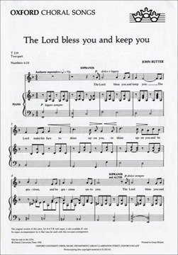 The Lord bless you and keep you by John Rutter