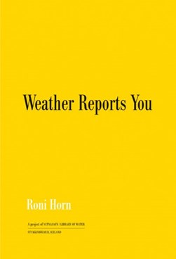 Roni Horn - weather reports you by Roni Horn