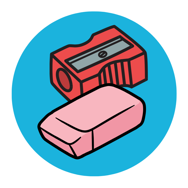BTS Category: Sharpener & Eraser 