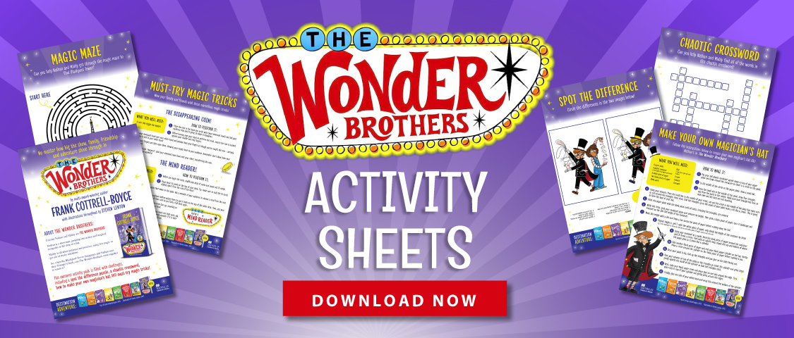Printable Wonder Brothers Activity Sheets