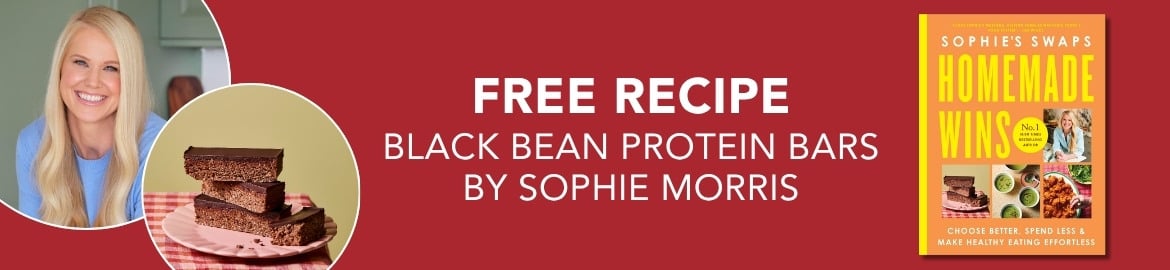 Eason blog - Free Recipe by Sophie Morries -Black Bean Protein Bars