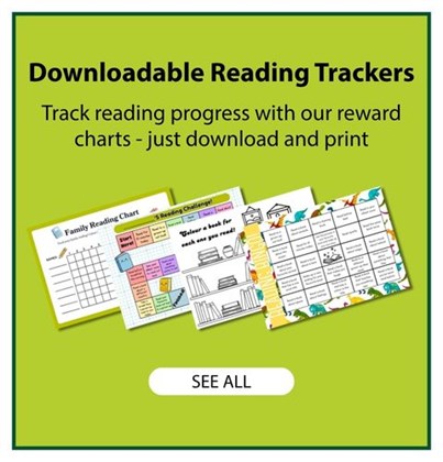 Downloadable reading trackers & reward charts for children
