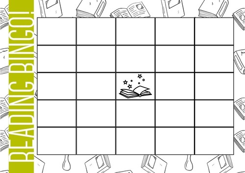 Reading bingo book tracker - create your own