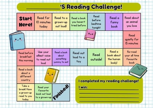 Reading challenge tracker