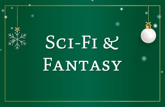 science fiction & fantasy books from the christmas catalogue 