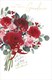 UKG Grandma 9x6 Bunch Of Red Pink Roses 821