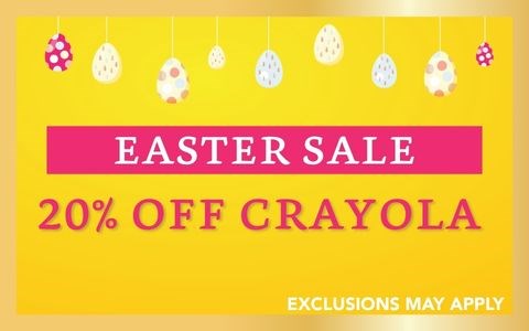Easter Banner: Crayola