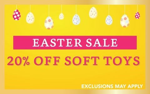 Easter Banner: Soft Toys