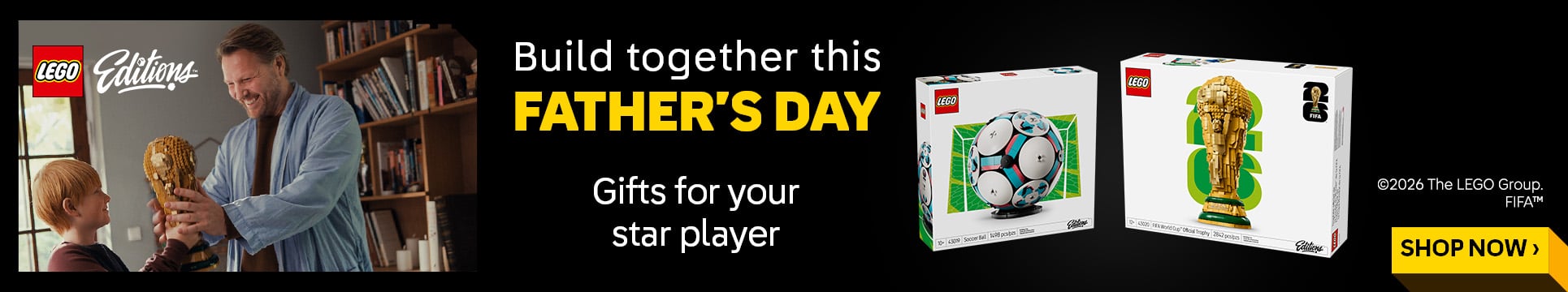 Fathers Day: LEGO football Banner