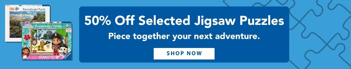 Games: Offer: 50% Off Selected Jigsaw Banner