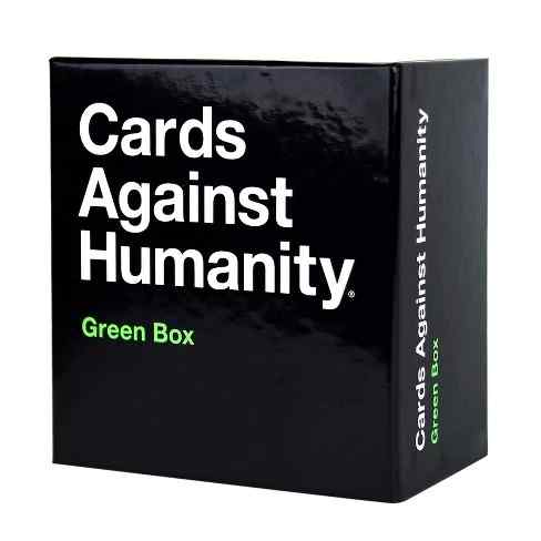 Cards Against Humanity Pre-Owned Cards Against Humanity w/ New Green Box Expansion Pack Fun Adult Game 