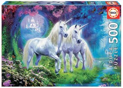 Unicorns in the Forest 500pc Puzzle