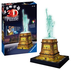 Statue of Liberty Night Edition 3D Puzzle 216pc