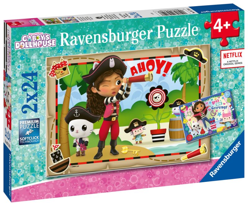 Ravensburger Gabby’s Dollhouse, 2x24pc Jigsaw Puzzle