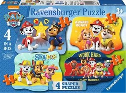 Paw Patrol Four Shaped Puzzles