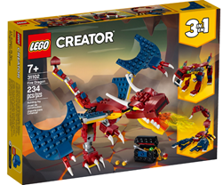 LEGO CREATOR Fire Dragon 31102