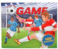 TOPModel Create Your Football Game Colouring Book