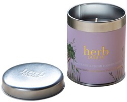 HERB DUBLIN Rhubarb Candle-Tin Tall