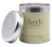 Herb Dublin Peppermint & Eucalyptus Tin Candle