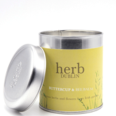 HERB DUBLIN BUTTERCUP AND BEE BALM-TIN CANDLE
