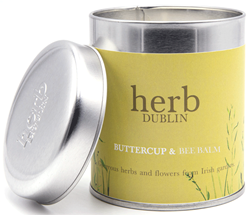 HERB DUBLIN BUTTERCUP AND BEE BALM-TIN CANDLE