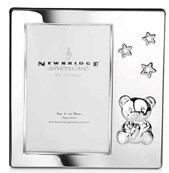 Newbridge Silver Baby Frame with Bear and Stars