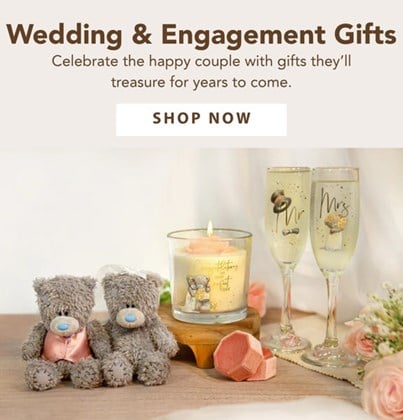 Gifting: wedding and engagement gifts banner