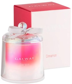 Galway Crystal Cinnamon Scented Bell Jar Candle