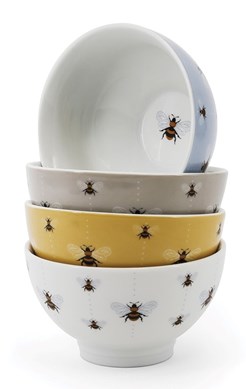 Tipperary Bees 4 Cereal Bowls Set