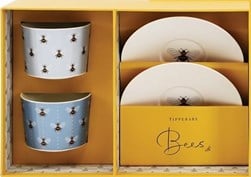 Tipperary Bees 2 Cappuccino Cups Set