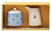 Tipperary Crystal Bees Sugar Bowl & Creamer Set
