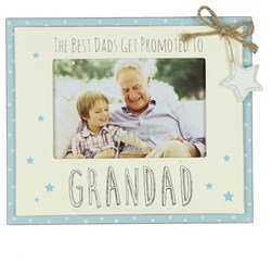LOVE LIFE Photo Frame - Promoted to Grandad 6" x 4"