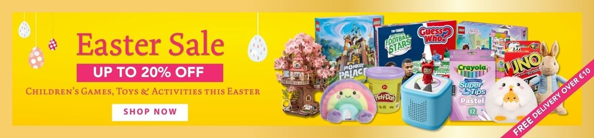 easter sale - up to 20% off games, toys & activities for children