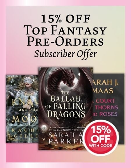 subscriber offer -15% off selected April releases 