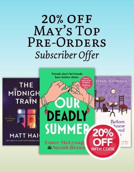 subscriber offer -20% off selected may releases 