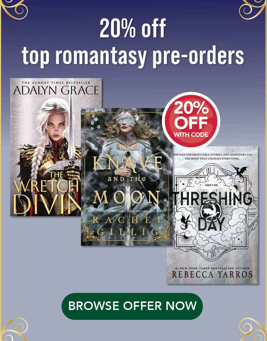 subscriber offer - 20% off top august pre-order books 