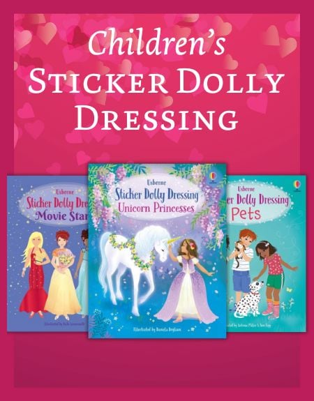 sticker dolly dressing books 