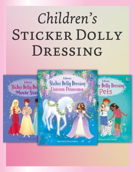 sticker dolly dressing books 