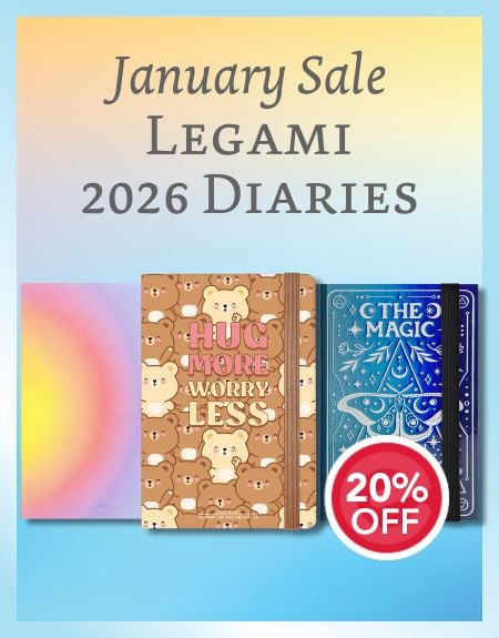 Legami 2026 diaries 20% off deal 